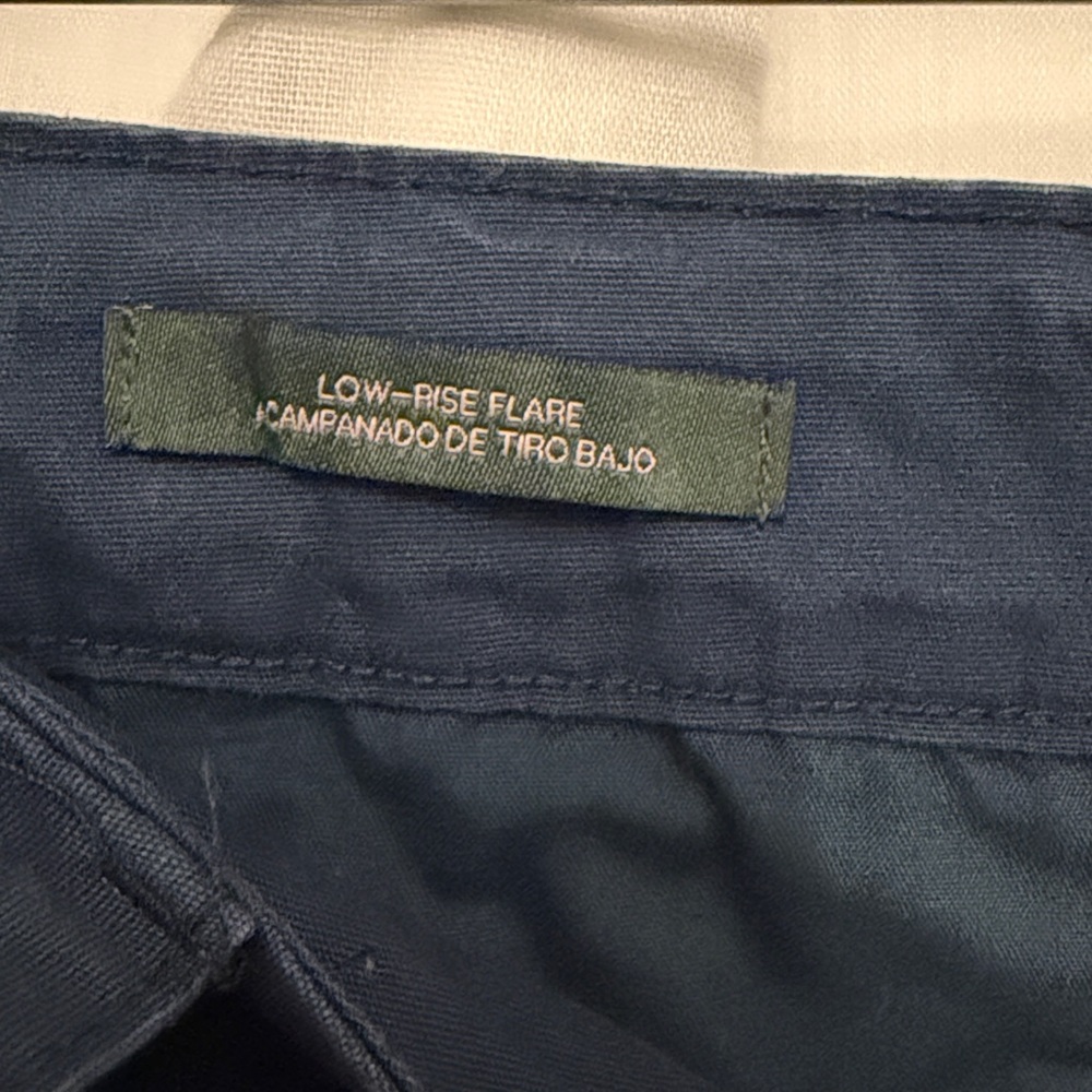 3 for 25! Wild Fable Women’s  Blue‎ low-rise flare pants, size small - Picture 3 of 7
